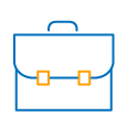 Desempleo Icono de un bolso